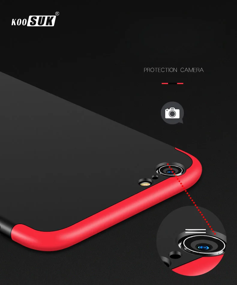 For iPhone 6 Plus Luxury Ultra Slim Case Micro Scrub 3 in 1 Back Cover 360 Full Protective 6S Phone Cases Coque |