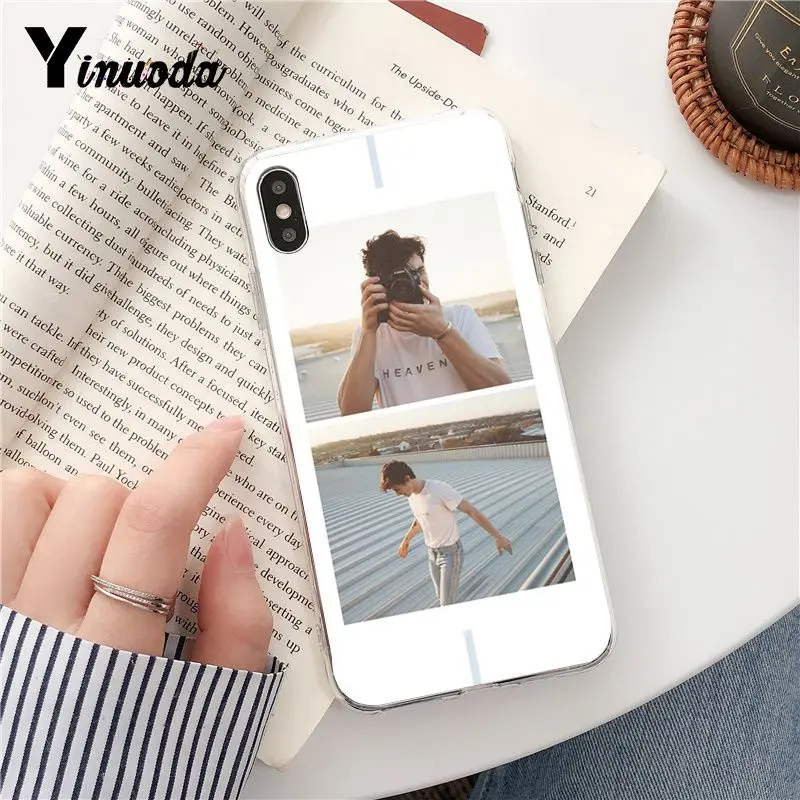 A4 Yinuoda певец Шон Мендес Magcon узор мягкий чехол для телефона из ТПУ по iPhone 6S, 6 plus, 7, 7 plus, 8, 8 Plus, X Xs Макс 5 5S XR - Цвет: A4