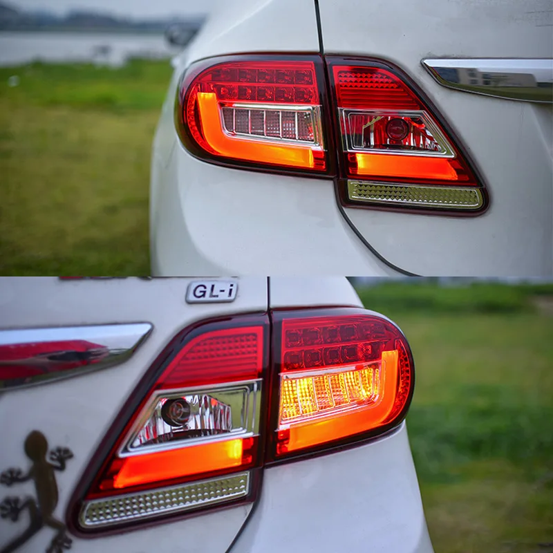 Светодиодный задний светильник для Toyota Corolla 2011 2012 2013 с левой и правой стороны светодиодный задний фонарь ходовой светильник задний фонарь