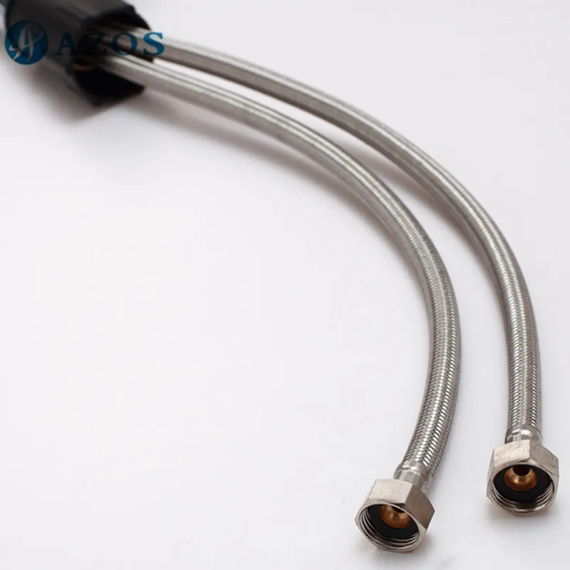 

AZOS Bathroom Basin Tap Brass Chrome Polish Color Single Hole Deck Mount Hot Cold Mixer Toilet Sink Faucet Furniture MPDKZ027