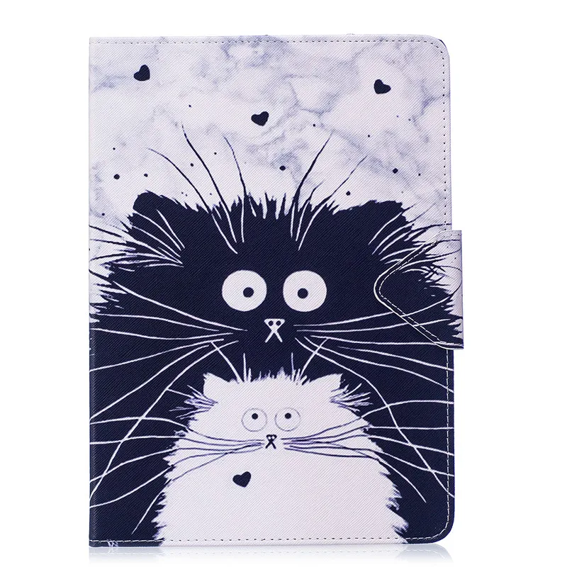 Wekays For Samsung Tab S3 9.7&quot T820 Cartoon Cat Leather Fundas Case Galaxy 9.7 inch T825 SM-T820 Cover Cases | Компьютеры и офис