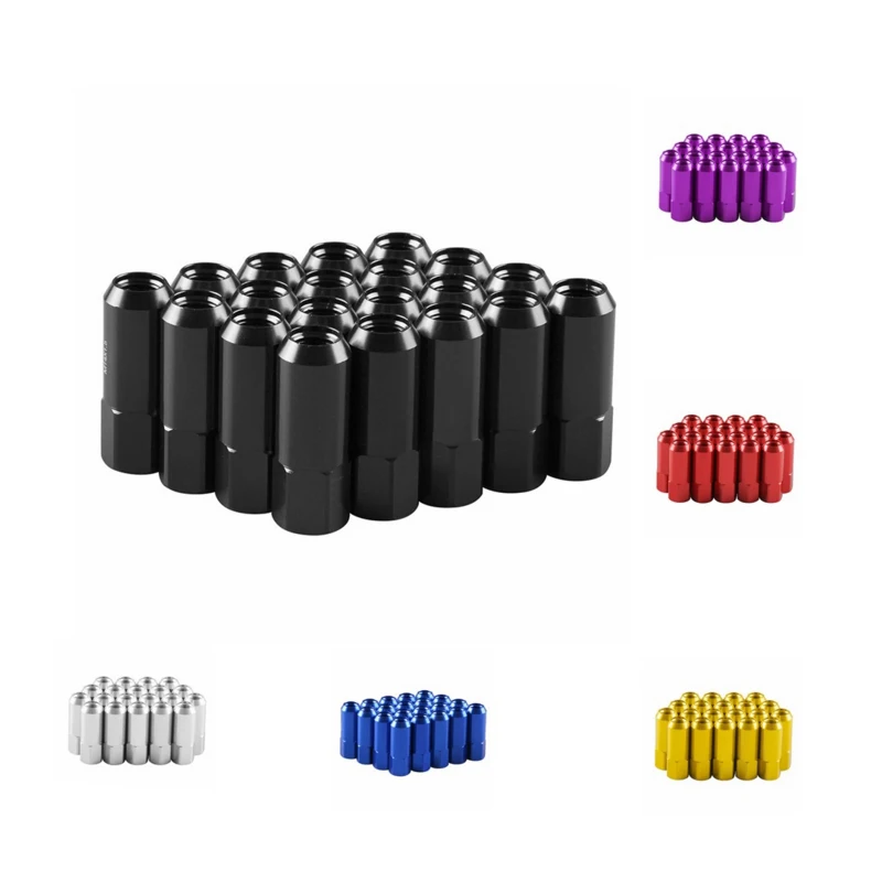 Зажимные гайки алюминиевые колесные болты гонки Jdm M14 * P1.5 для Ford Chevrolet Toyota Mitsubishi