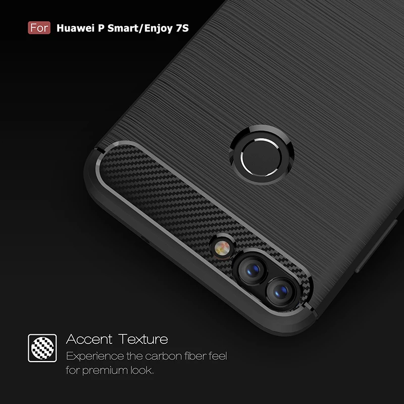 Чехол для Huawei P Smart чехол силиконовый бампер из ТПУ противоударные мягкие чехлы