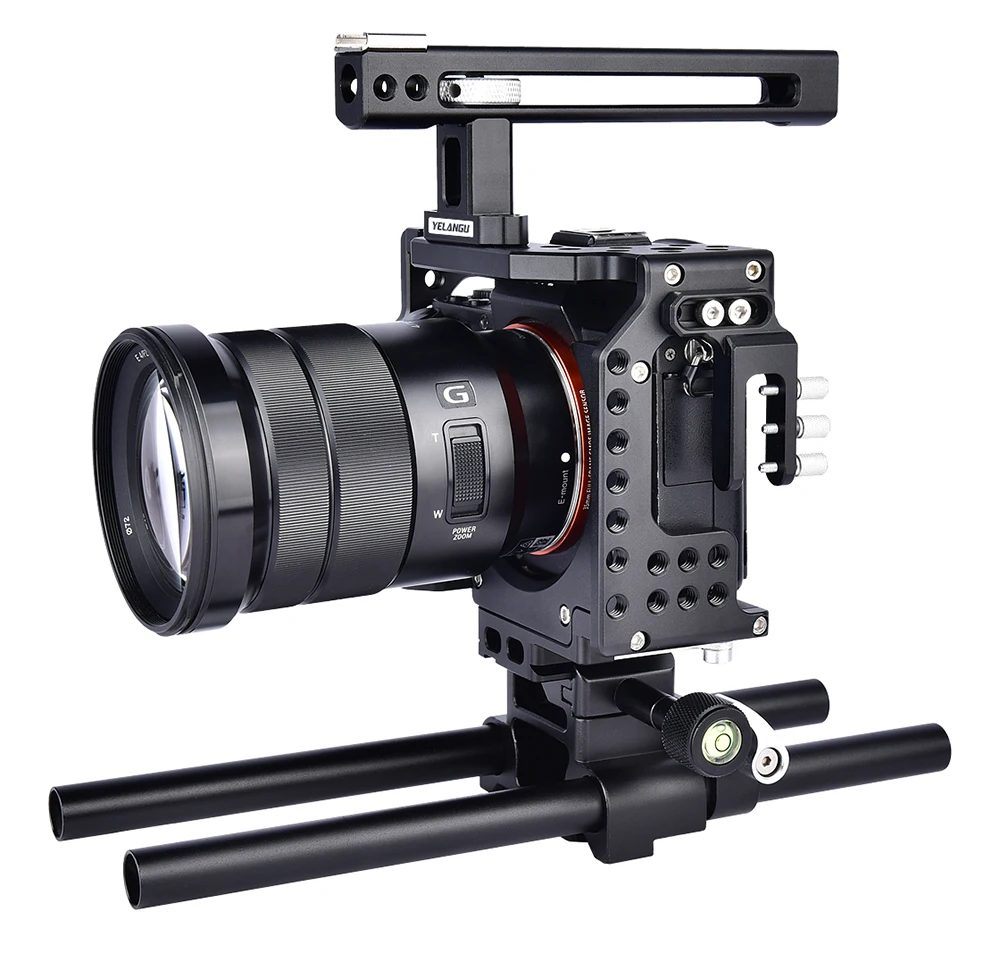 A7 Камера клетка профессиональная ручка DSLR Rig Стабилизатор видеокамеры для sony