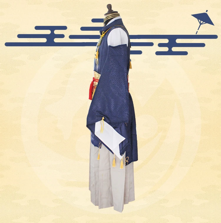 Игра Touken Ranbu онлайн косплей костюмы миказуки мунечика кимоно полный комплект