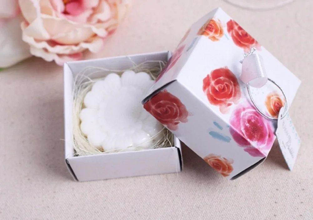 Мыло ручной работы с подсолнухом 20 шт. сувениры для свадебной вечеринки дня