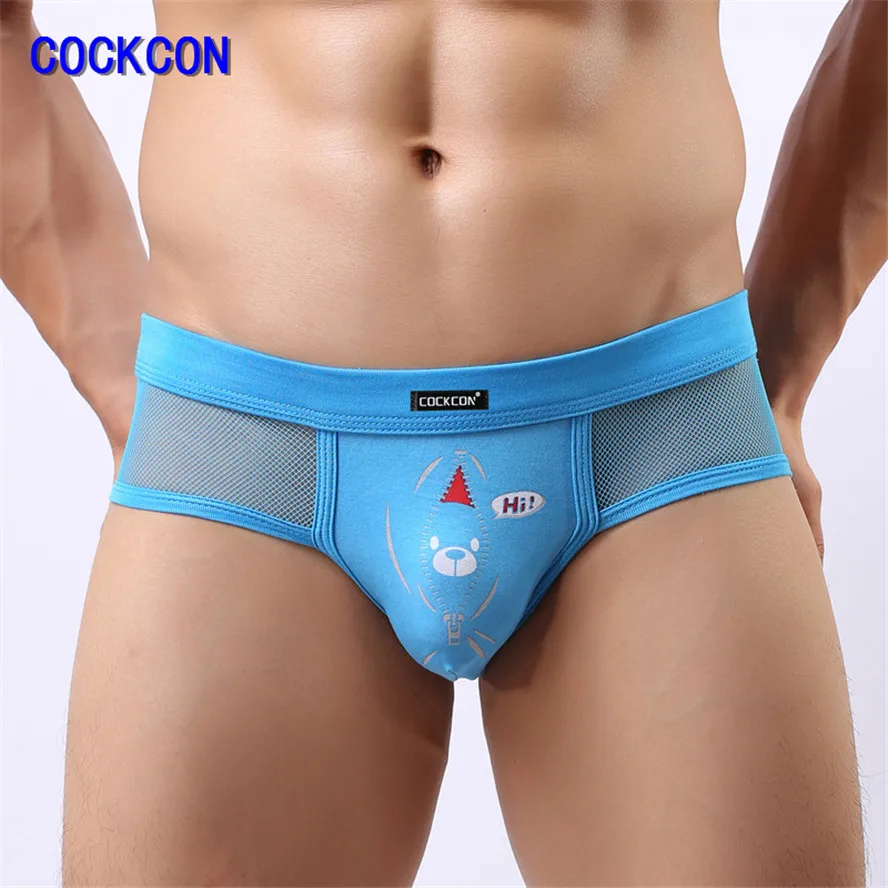 COCKCON 2017 Designed Low Waist Mens Nylon Briefs Men Sexy Penis Pouch Underwear Bikini Brief 650 |