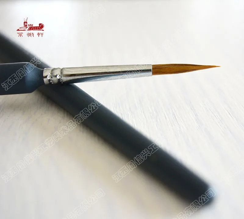 6 шт./компл. кисть цвета воды для волос короткое масло деревянных ручек краски