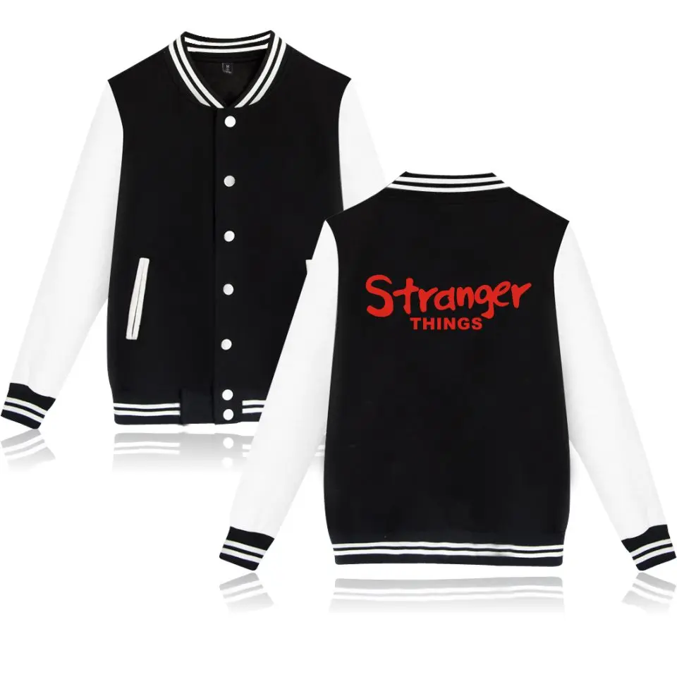 Stranger Things Season 2 Jacket Funny TV Clothing Men Women Baseball Uniform | Мужская одежда