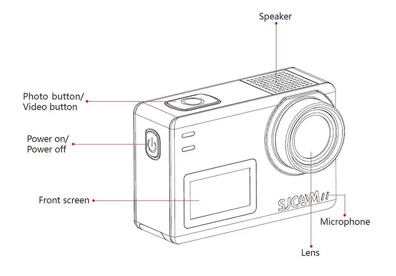 SJCAM SJ8 экшн-камера серии SJ8 Air& SJ8 Plus и SJ8 Pro 1290P 4K камера wifi Пульт дистанционного управления Водонепроницаемая SJ cam Спортивная DV