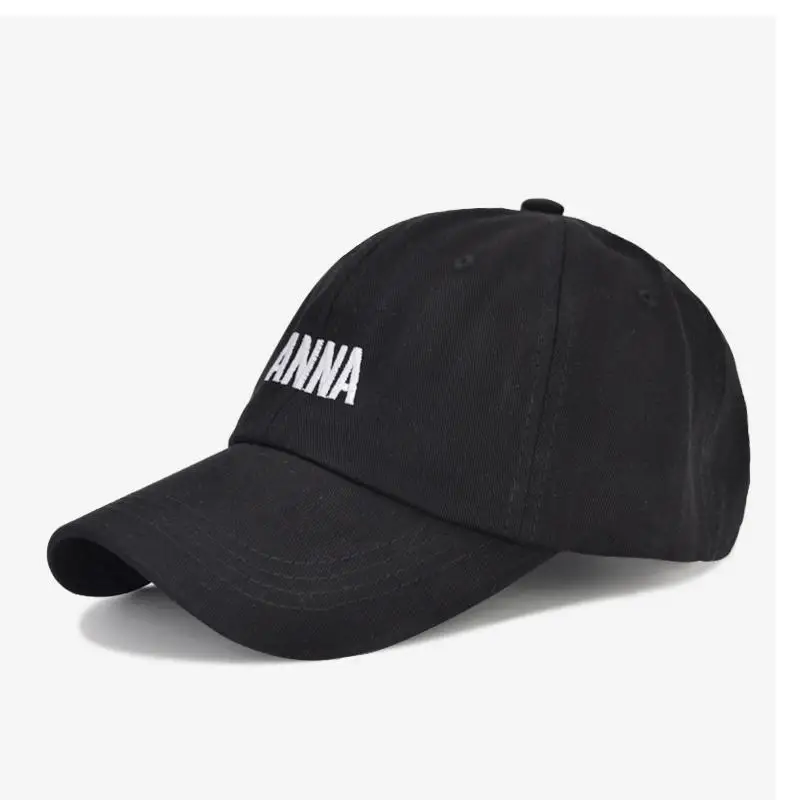 COKK Snapback весна лето шапки для мужчин и женщин пары Мягкая бейсболка с надписью Анна папа шляпа Регулируемая Кепка для мужчин Спорт Bone мужской - Цвет: Черный