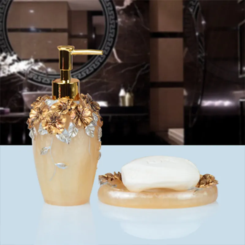 Набор для мытья ванной комнаты в европейском стиле смоляные бутылки с эмульсией