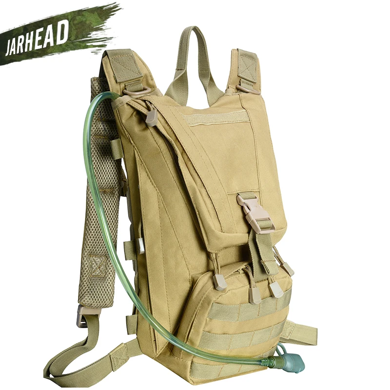 2.5L Открытый Рюкзак Molle военный тактический гидратор сумка Велоспорт воды мешок кемпинг езда Пешие прогулки Оксфорд Верблюд Сумка для воды