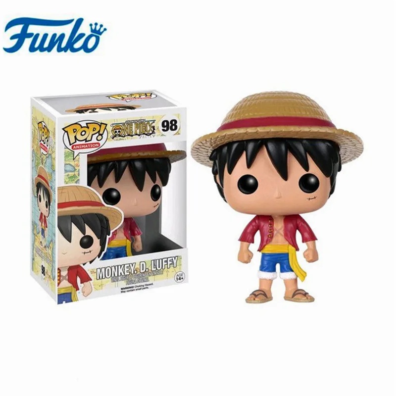 Funko Pop японское аниме: цельный персонаж обезьяна Д. Луффи-Зоро-нами-Чоппер-FRANKY-LAW подарок на день рождения фигурка модель игрушки