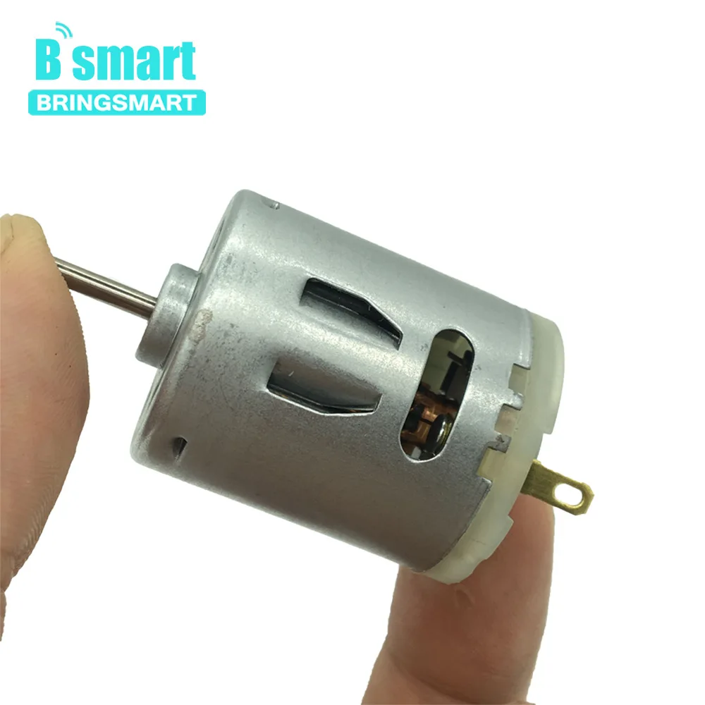 Bringsmart 2 шт. микро двигатель постоянного тока 7 в 12 В 18 24 Мини Высокоскоростной