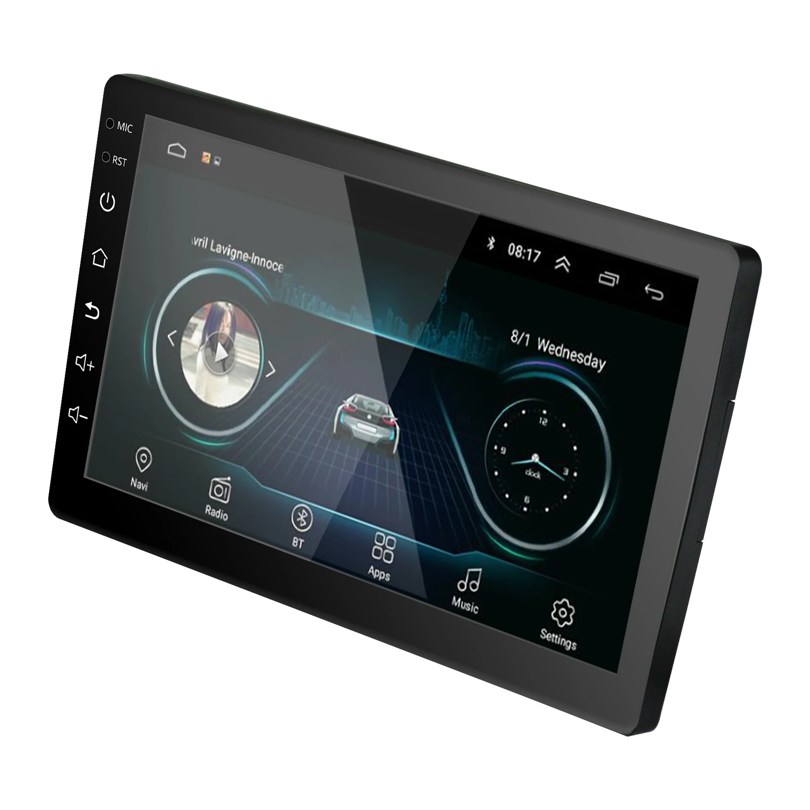 Автомагнитола 2 Din Android 8 1 GPS навигация автомобильное радио стерео 9/10 дюймов 1024*600