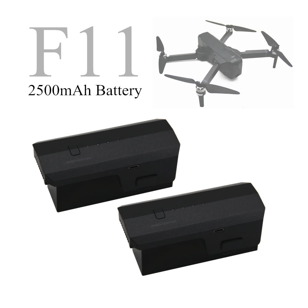 Для SJRC F11 Батарея 11 1 V 2500mAh литий полимерный для SJR/C Дрон 5G Wi Fi FPV GPS запасные части