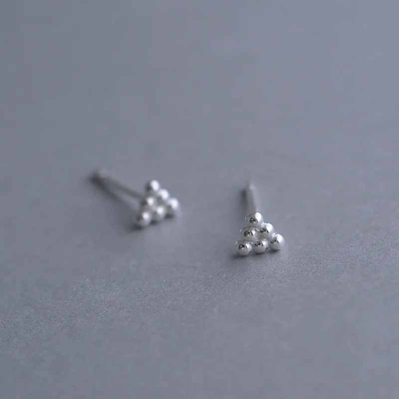 Ювелирные изделия из стерлингового серебра 925 пробы креативный треугольный шар