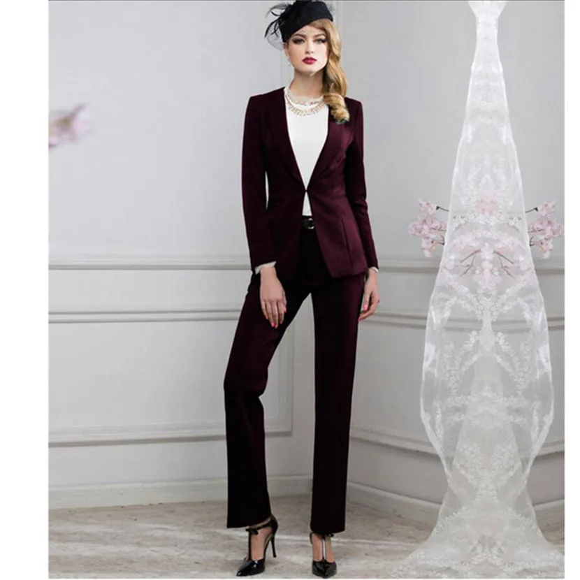 Picture Style Костюмы тонкие женские офисные деловые костюмы официальная Рабочая одежда Комплекты из 2 предметов темно-зеленые бархатные женские - Цвет: Picture Style