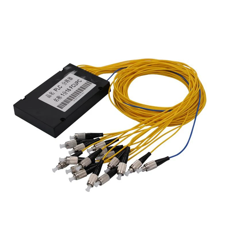 Оптический разветвитель FC UPC 1x16 PLC одномодовый с коннектором для FTTH оптический