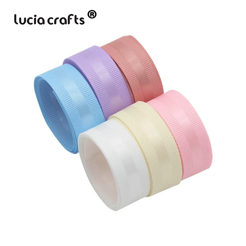 6 ярдов много вариантов Grosgrain/сатин/органза ленты DIY Hairbow рождественские ленты аксессуары Швейные принадлежности T0201