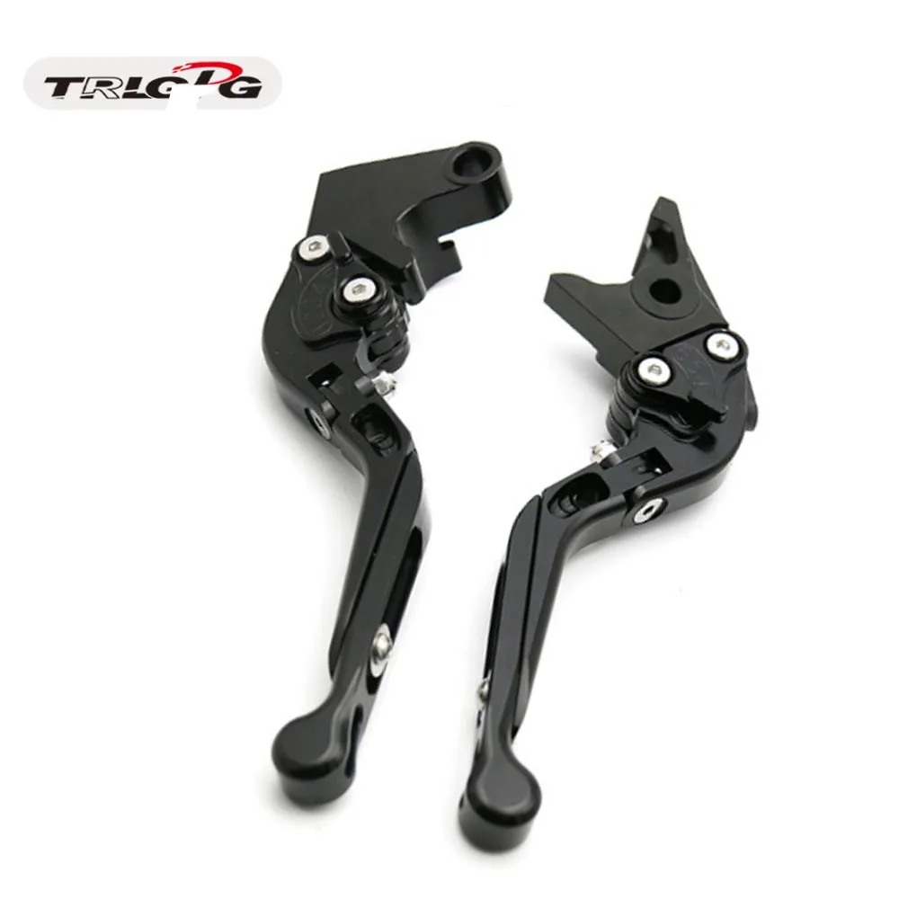 Brake Clutch Levers For Bajaj Pulsar 200 NS/200 RS/200 AS Retro Lever Extendable Folding Lever Motorcycle Accessories Adjustable - Цвет: BLACK