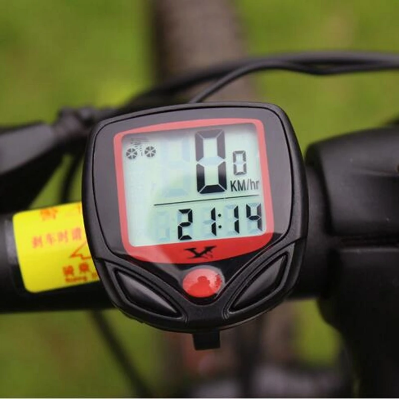 New 548B Sunding SD Cycling LCD waterproof cable speedometer bicycle computer odometer | Спорт и развлечения