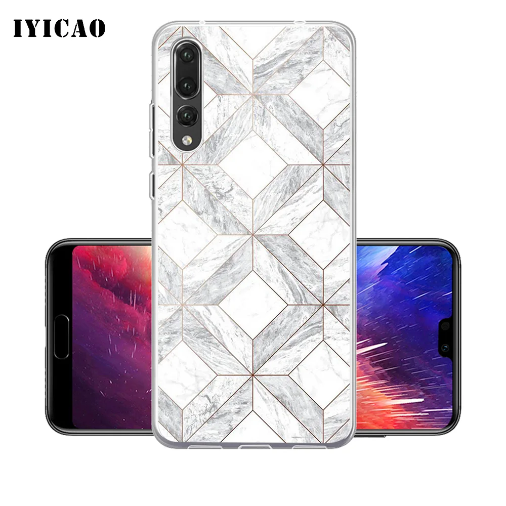 Мягкий силиконовый чехол IYICAO для Huawei P30 P20 Pro P10 P9 P8 Lite P Smart TPU | Мобильные телефоны и