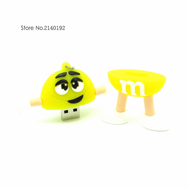 Usb флеш накопитель M &amp M's Chocolate Bean 4 ГБ 8 16 32 ГБ|u disk|usb flash drive 4gbflash |