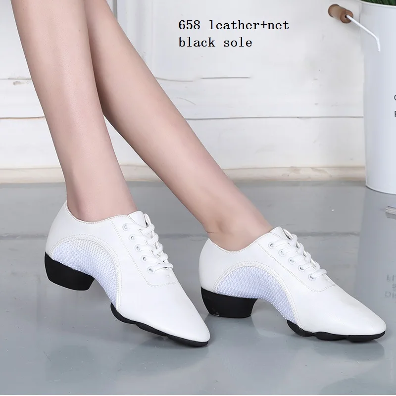658 white leather Обувь для латинских танцев; Мужская парусиновая спортивная обувь для нейтральных танцев; женские туфли-оксфорды; тканевые кроссовки для латинских танцев; Туфли-оксфорды; большие размеры - Цвет: 658 white leather