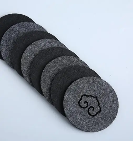 100 шт. Войлок Coaster чашки коврики мультфильм коврик ткань чашка Кофе Чай держатель