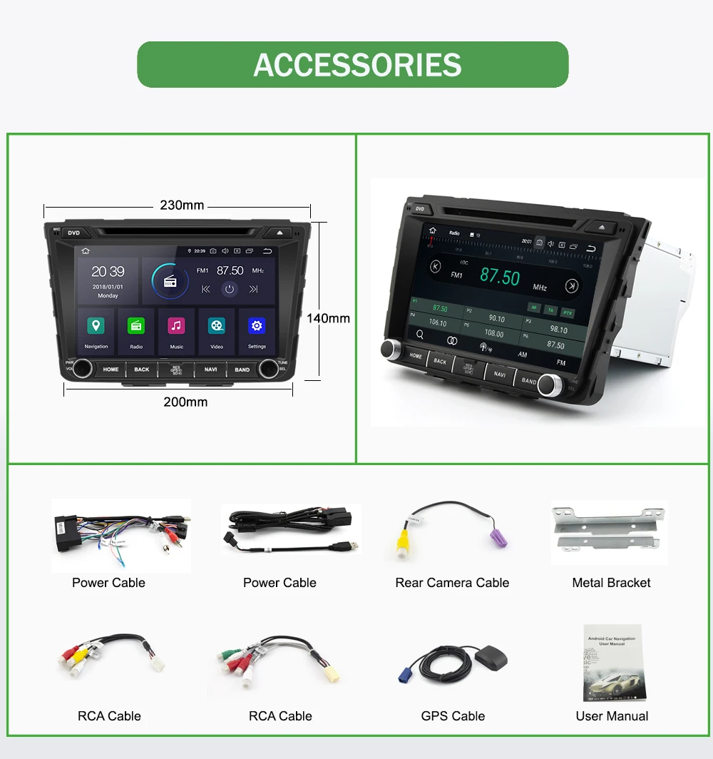 Bonroad Android 9,0 Ram 4G Автомобильный видео мультимедиа dvd-плеер для hyundai IX25 Creta радио gps Навигация Аудио плеер wifi BT