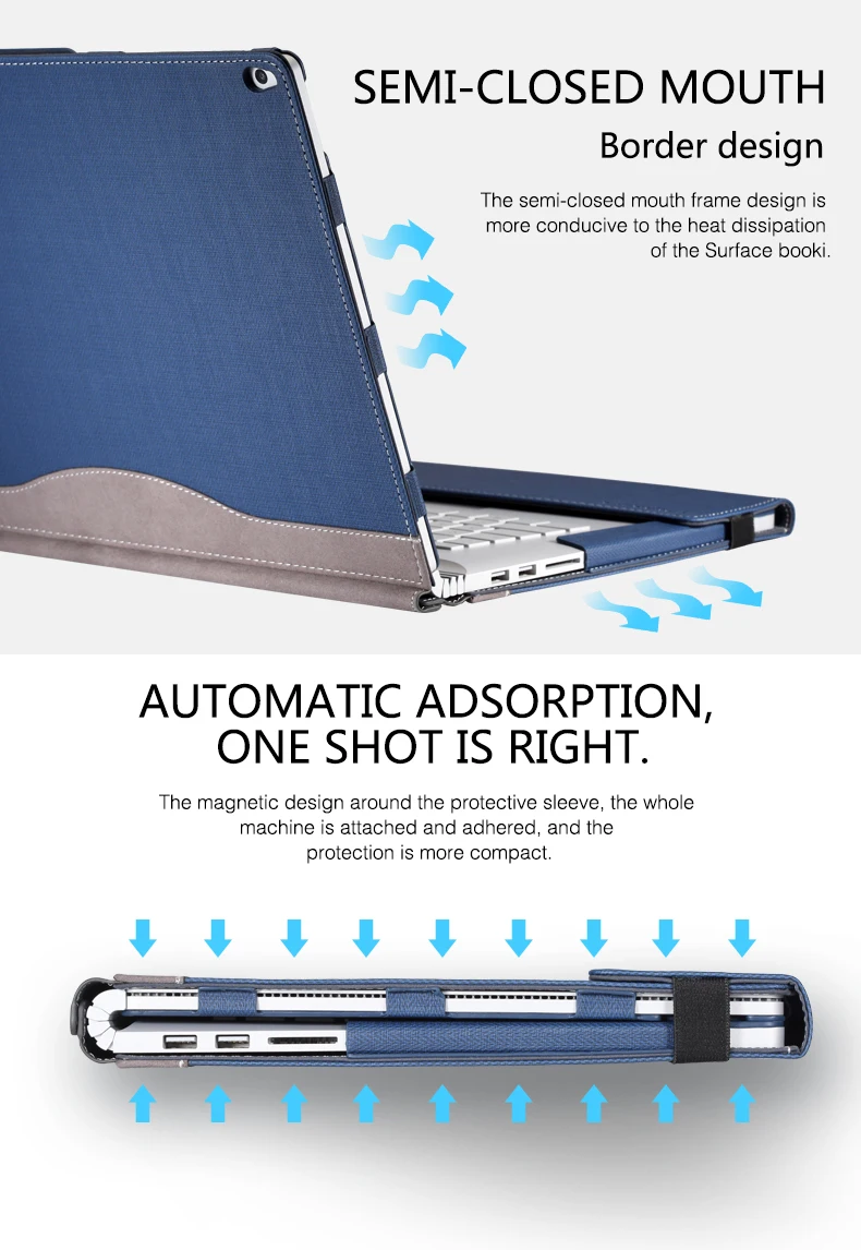 Съемный чехол-подставка для ноутбука и планшета для microsoft Surface Book 2 13,5 дюймов для Surface Book 2 15 дюймов чехол для ноутбука