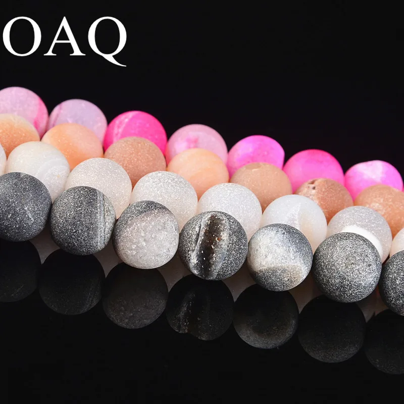 

6-12mm 2019 New Arrival Incomplete Agat Beads Round Beads Of Mixed Colors Irregular Pattern Beads For Making Jewelry