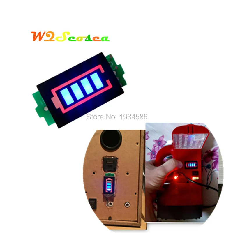 6S 18650 Li-po Li-Ion индикатор емкости литиевой батареи плата уровня мощности тестер