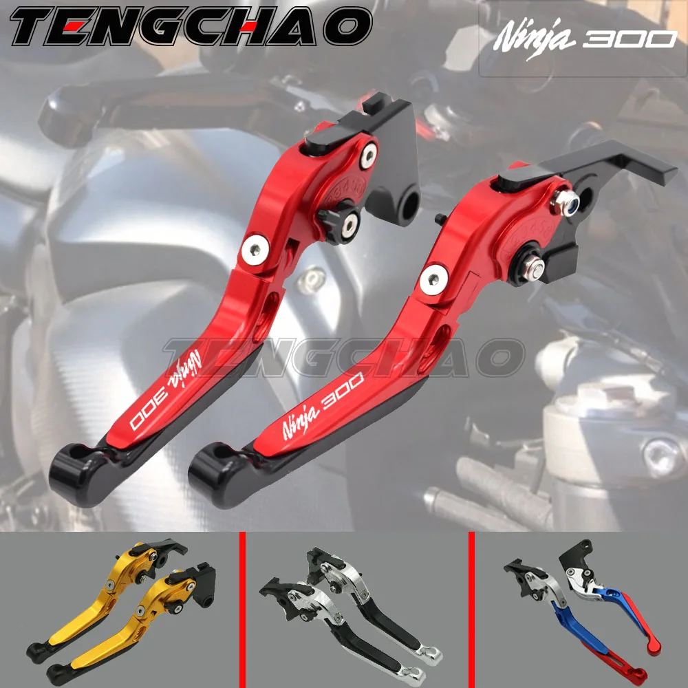RiderJacky CNC короткий регулируемый тормозной рычаг сцепления для Kawasaki NINJA 300R Ninja300 Ninja