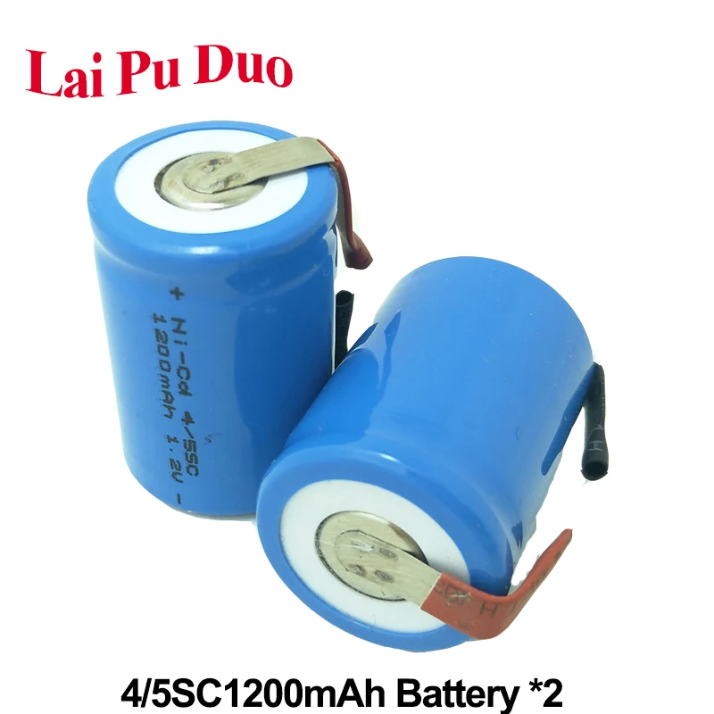 1 2 V 1200mAh 4/5SC аккумуляторная батарея 4/5 SubC батареи для внешнего аккумулятора - Фото №1