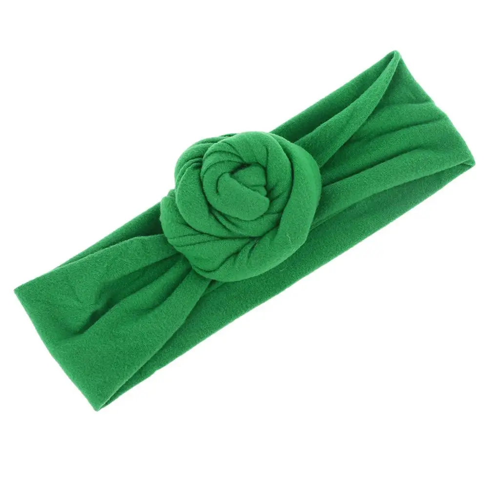 

3 Pcs/Set Floral Bows Baby Headband Dot Bowknot Hairband Baby Girl Headbands Cotton Kids Hair Band Girls Hair Accessories