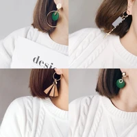miara l instagram chic child free style fashion trendy personality earring exaggerate whirlpool gear cherries european style