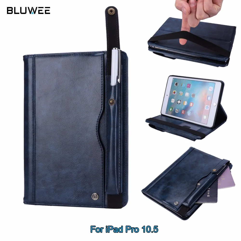 Чехол для iPad Pro 10 5 защитный чехол из искусственной кожи с отделениями карт и