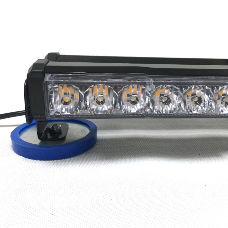 Универсальный 12 V 72 W 24 светодиодный Amber двойными бортами автомобиль работы