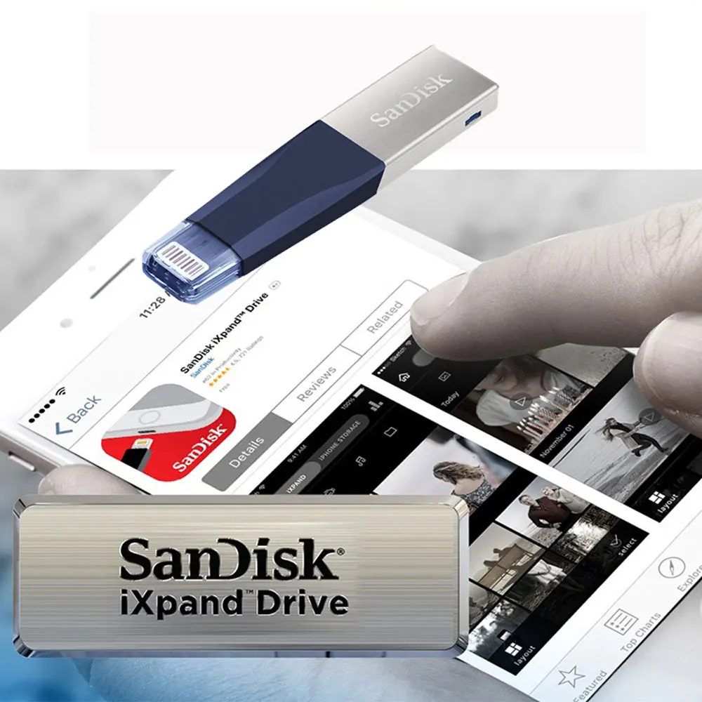 Флеш накопитель Sandisk USB 3 0 iXPAND 32/64/128 ГБ|USB флэш-накопители| |