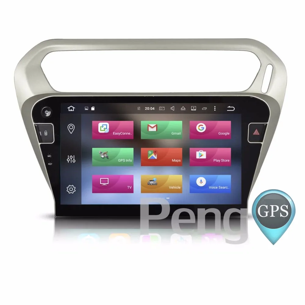 Восьмиядерный 2 Din dvd плеер Android 8 0 автомобильное радио для Peugeot 301 2014 2017 Citroen Elysee GPS
