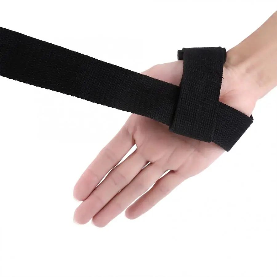 Напульсник перчатки обертывание черные прочные поддерживающие для поднятия
