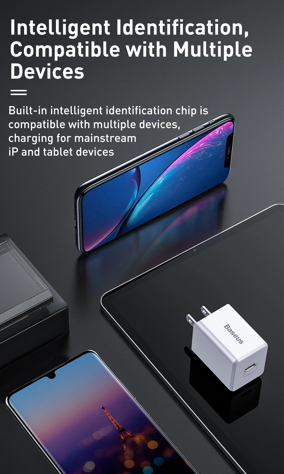 Baseus US Быстрая зарядка PD 3,0 зарядное устройство для iPhone X быстрое зарядное устройство для samsung xiaomi type C интерфейс зарядное устройство для мобильного телефона