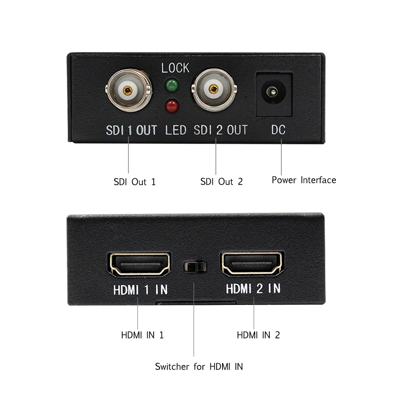 Hd sdi 2019 новый стиль HDMI в SDI конвертер Full HD 1080P работает с 1.3c и HDCP Two Ourptut|sdi converter|hdmi tohdmi