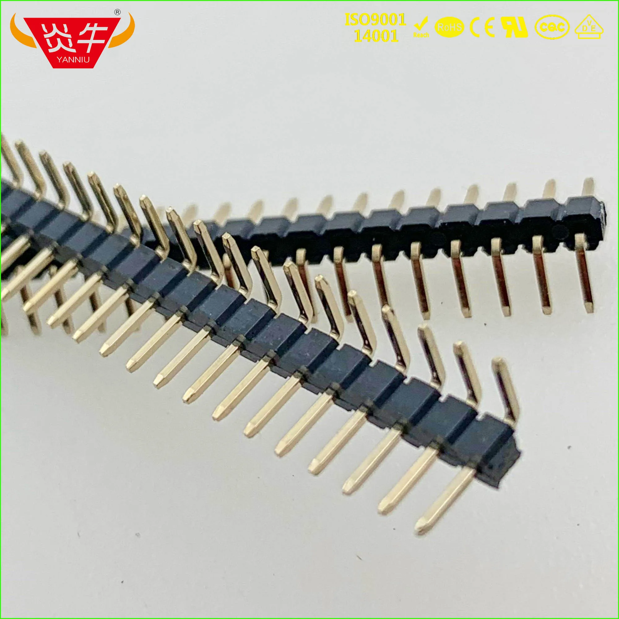 2 0 мм Шаг 1X40P 40PIN папа полоса разъем Однорядный прямоугольный штыревой