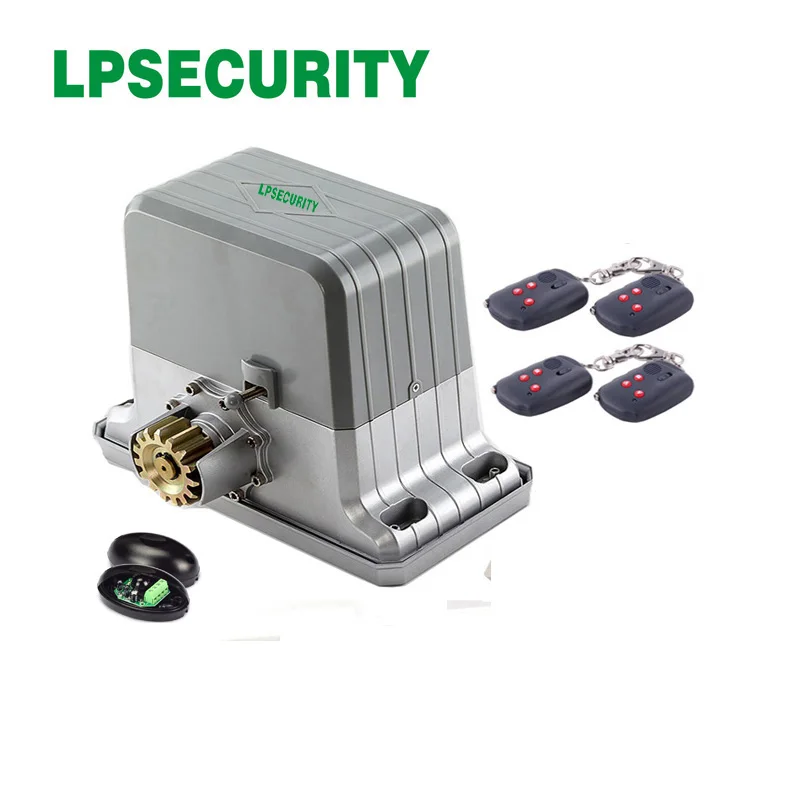LPSECURITY водонепроницаемый раздвижной автоматический и пульт дистанционного управления Открыватель ворот для 1800 кг портальный вес Раздвижные Ворота Оператор Enginee - Цвет: kit3