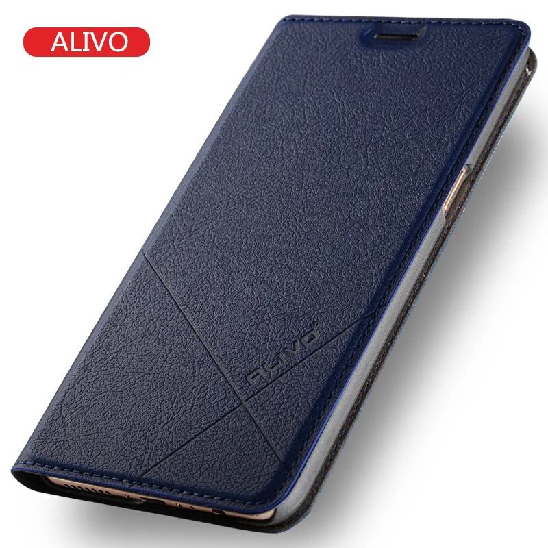 Чехол для OPPO R9S оригинальный флип чехол ALIVO из искусственной кожи с двойными