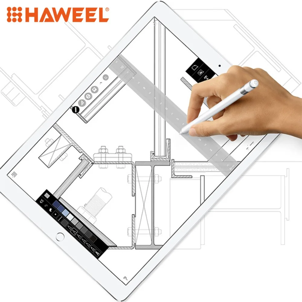 HAWEEL Stylus Pen High Precision Active Capacitive For iPad iPhone Samsung Huawei Tablets Mobile Phone Touch Painting | Компьютеры и